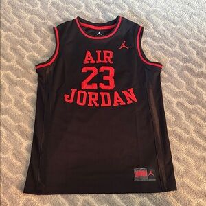 Jordan Black and Red Jersey